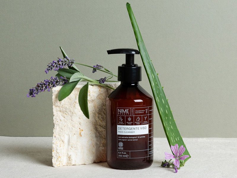 NIME BeautyDetergente Viso con estratto biologico di achillea